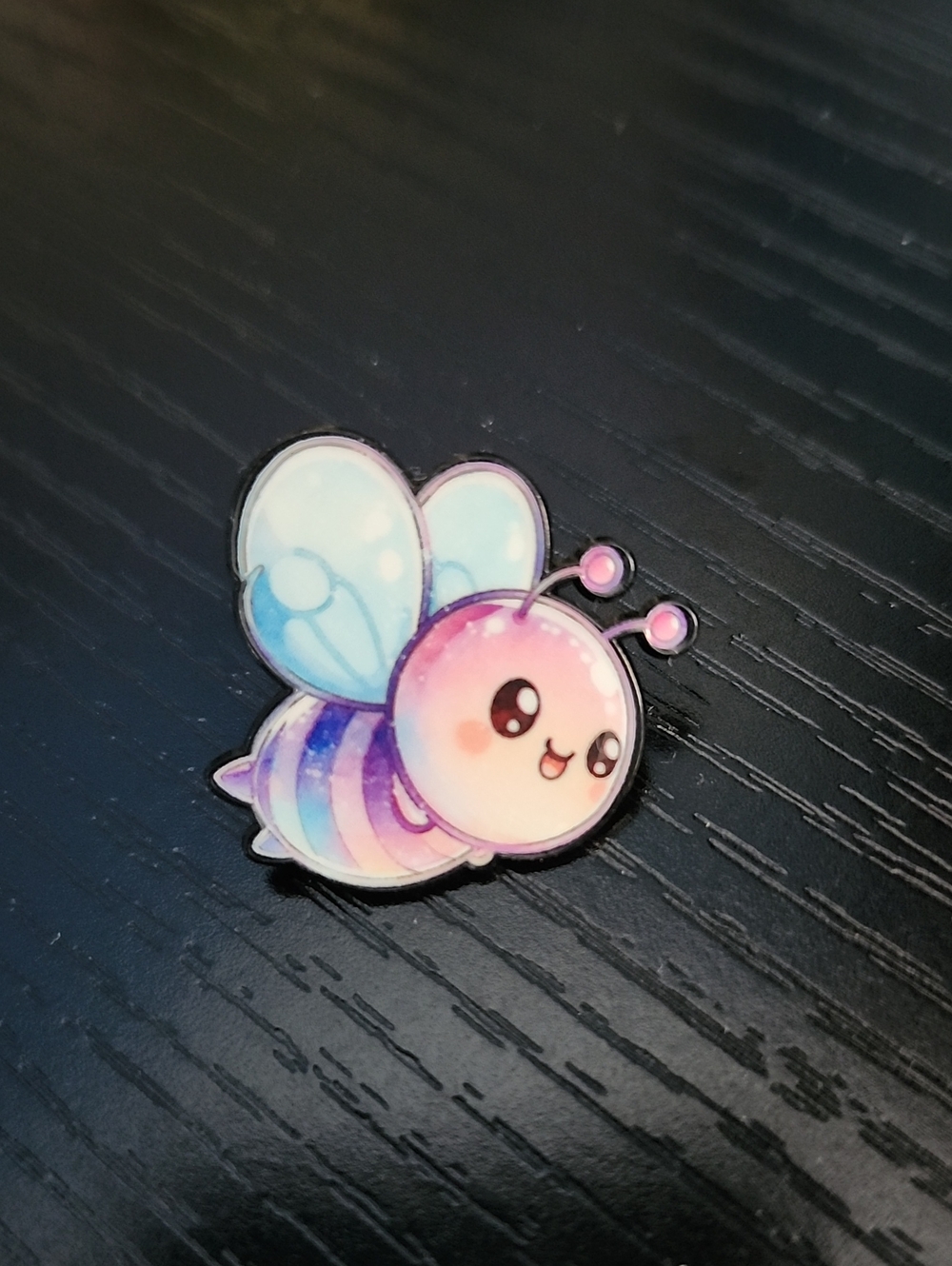 Cute Pastel Bee Enamel Pin